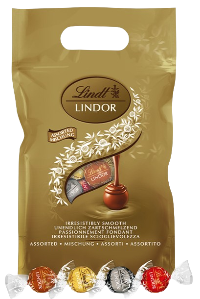 Lindor assorties, sac 1 kg, lindt