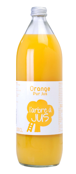 Pur jus d'orange 100cl vendu par 6