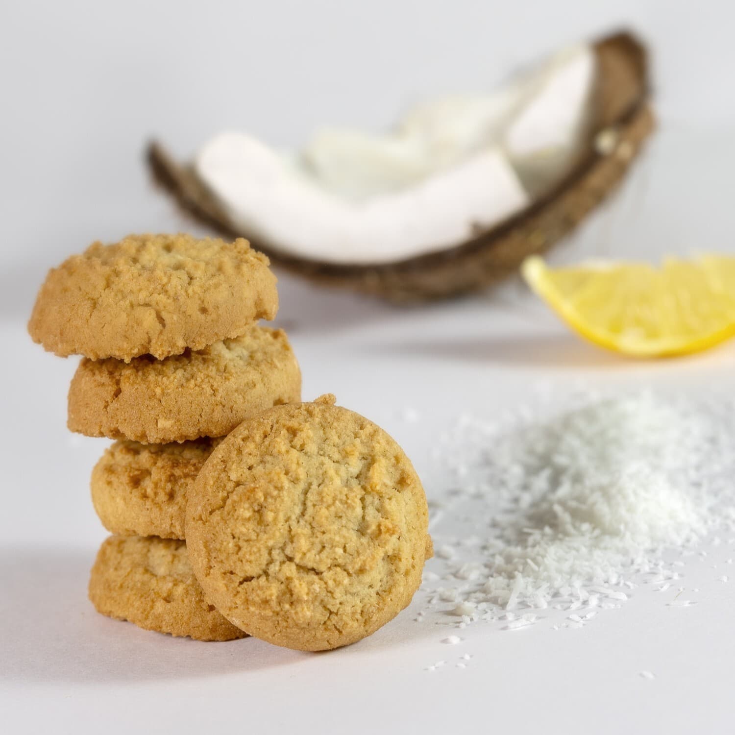 Biscuit sans gluten savoureux coco-citron en vrac de 2kg