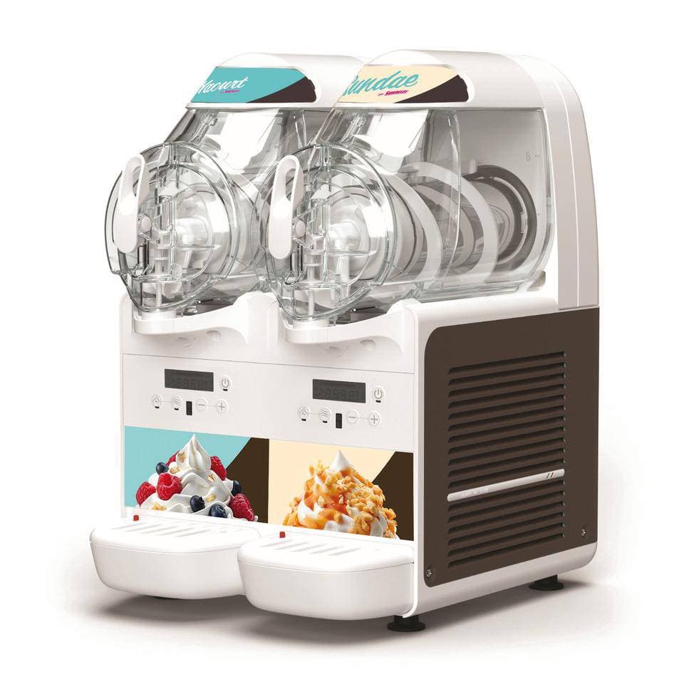 Machine à yaourt glacé Freezy-cream, 2 cuves