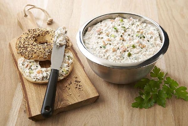 Tartinable de fromage frais et saumon, barquette de 1,25kg