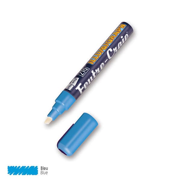 20 craie fluograph pm bleu