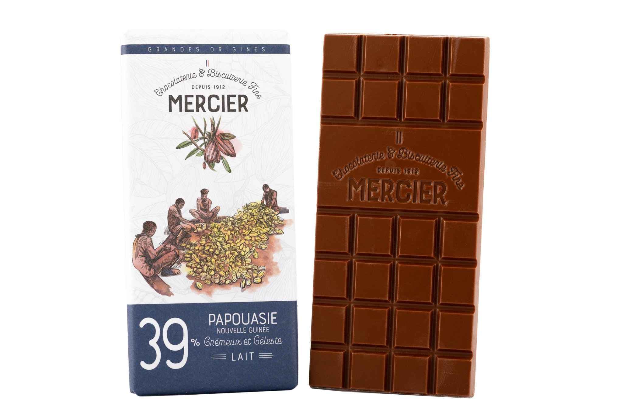 Tablette au chocolat au Lait - Papouasie nouvelle guinée 39%