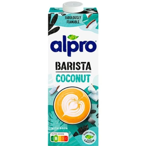 Lait de noix de coco barista 1l pour professionnel alpro - carton de 8 bouteilles