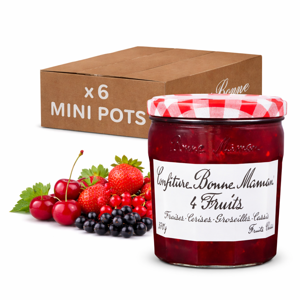Confiture bonne maman 4 fruits 370g – pot en verre traditionnel