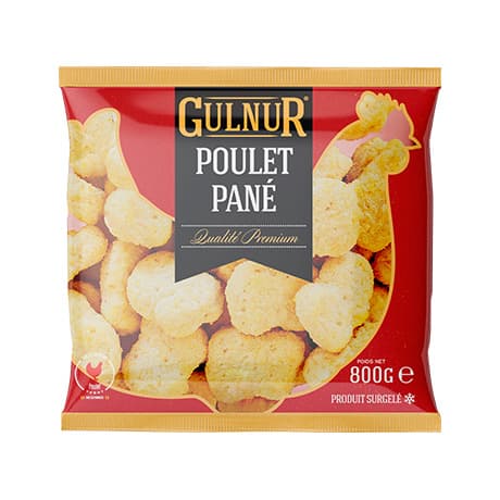 Nugget de filet de poulet pâte à beignet gulnur halal 800g x7