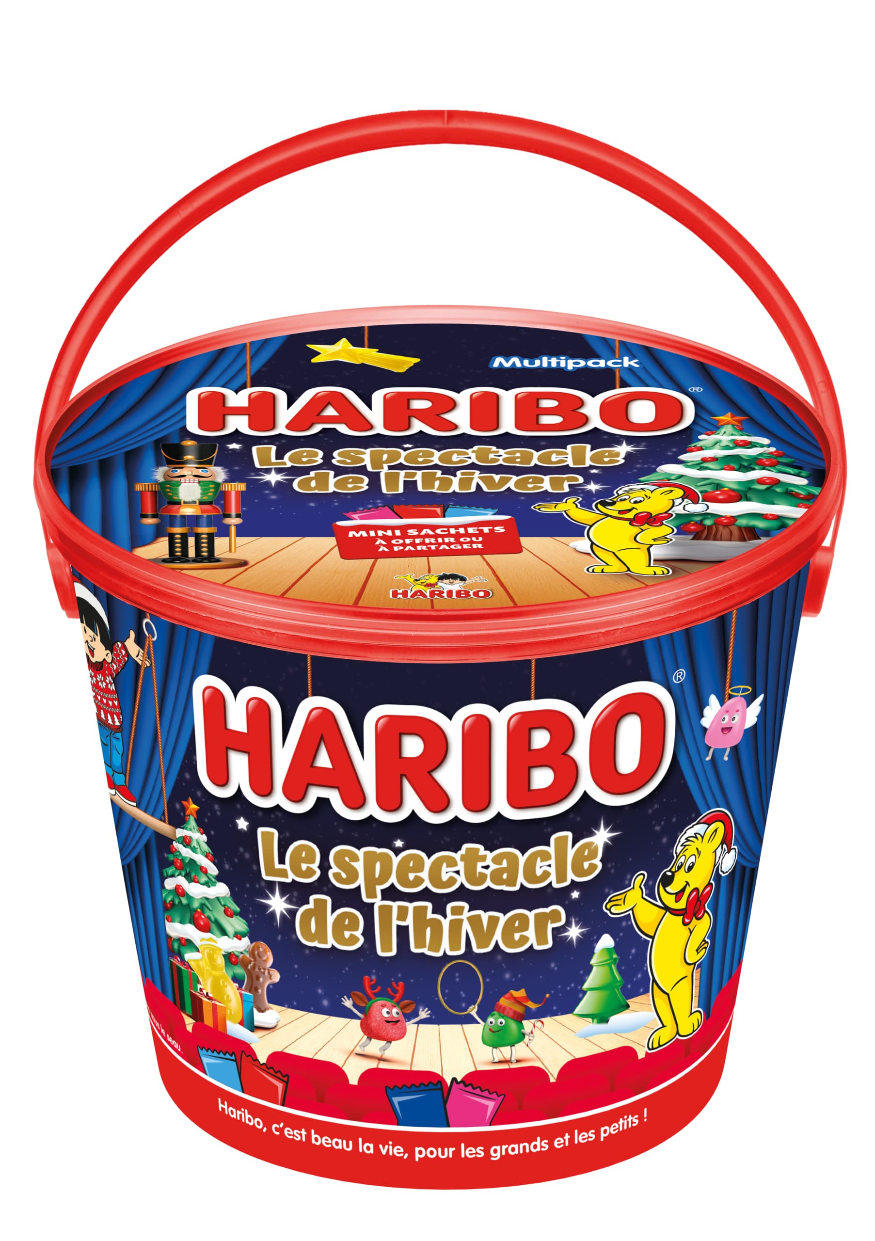 Seau noël haribo  690gr