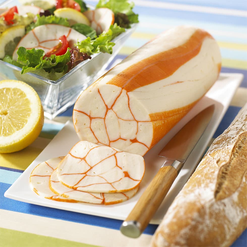 Rouleau de surimi saveur crabe