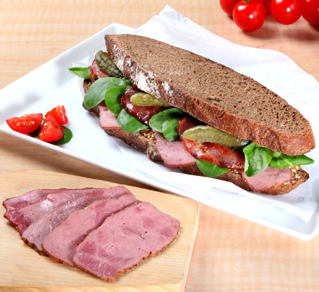 Emincés de pastrami de bœuf