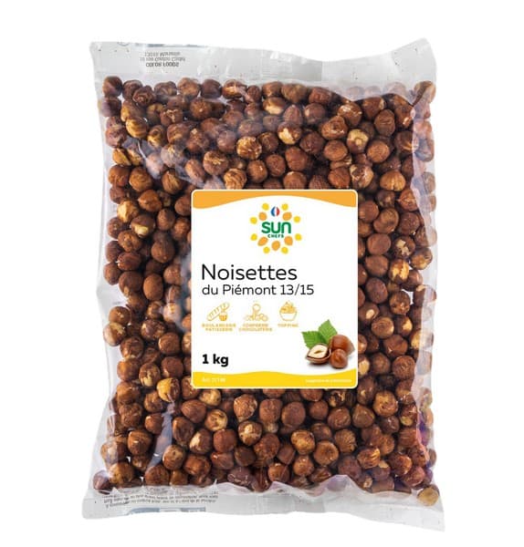 Noisettes décortiquées du piémont igp - lot de 10