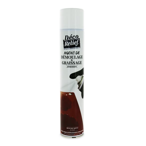Spray de démoulage et graissage alimentaire 500 ml