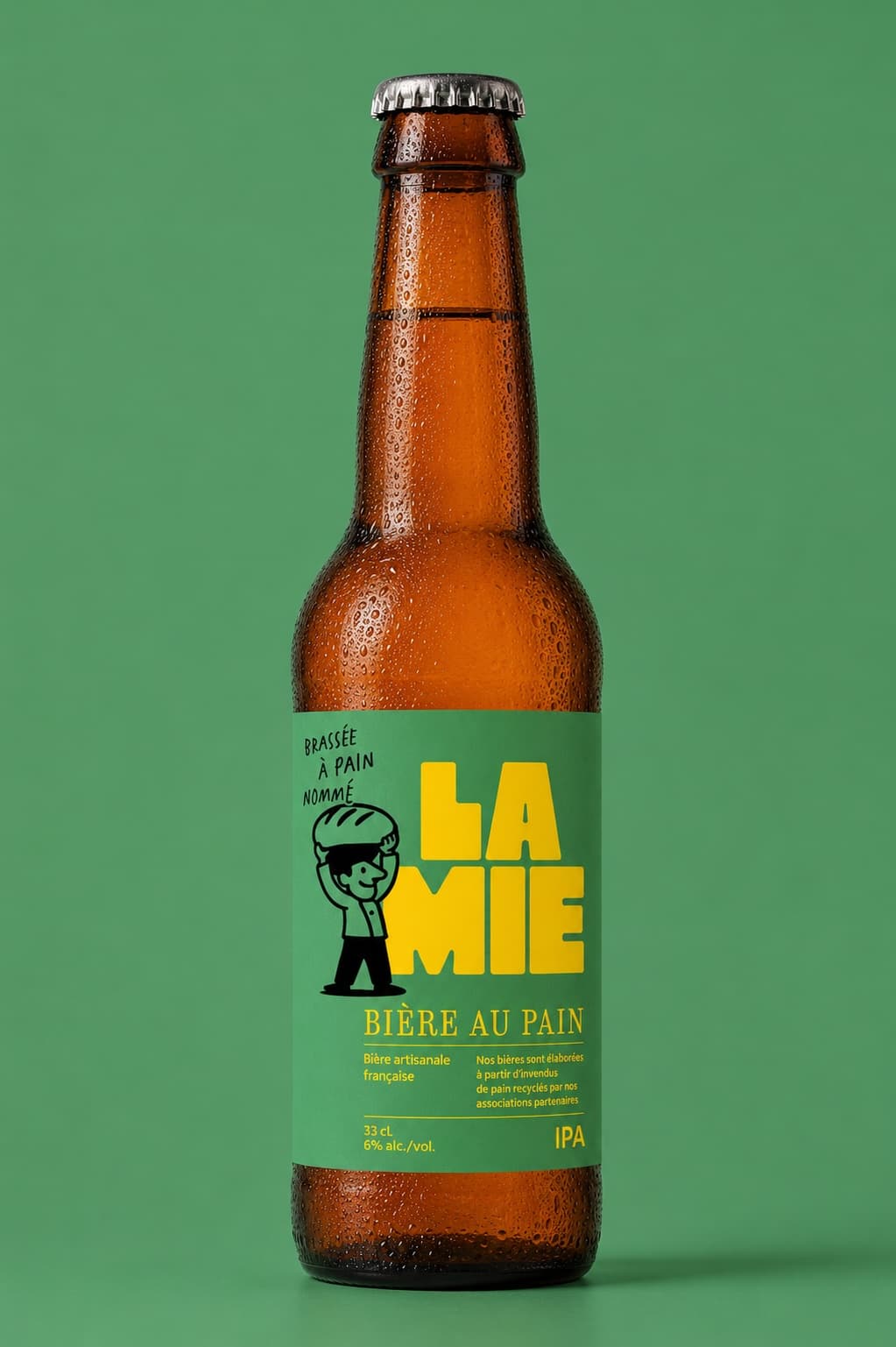 Bière IPA artisanale - en carton de 12 bouteilles de 33 cl