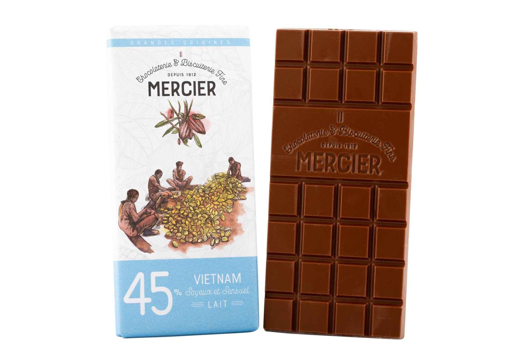 Tablette au chocolat au Lait - Vietnam 45%