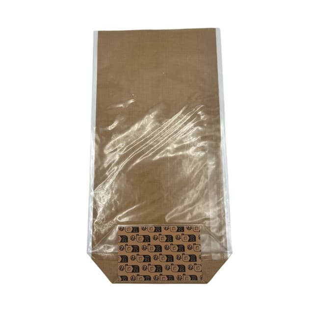 Sachet kraft avec fenêtre 140x305mm par 100 pièces