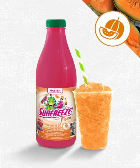 Sirop ultra-concentré pour granité, master - melon - 1 bouteille
