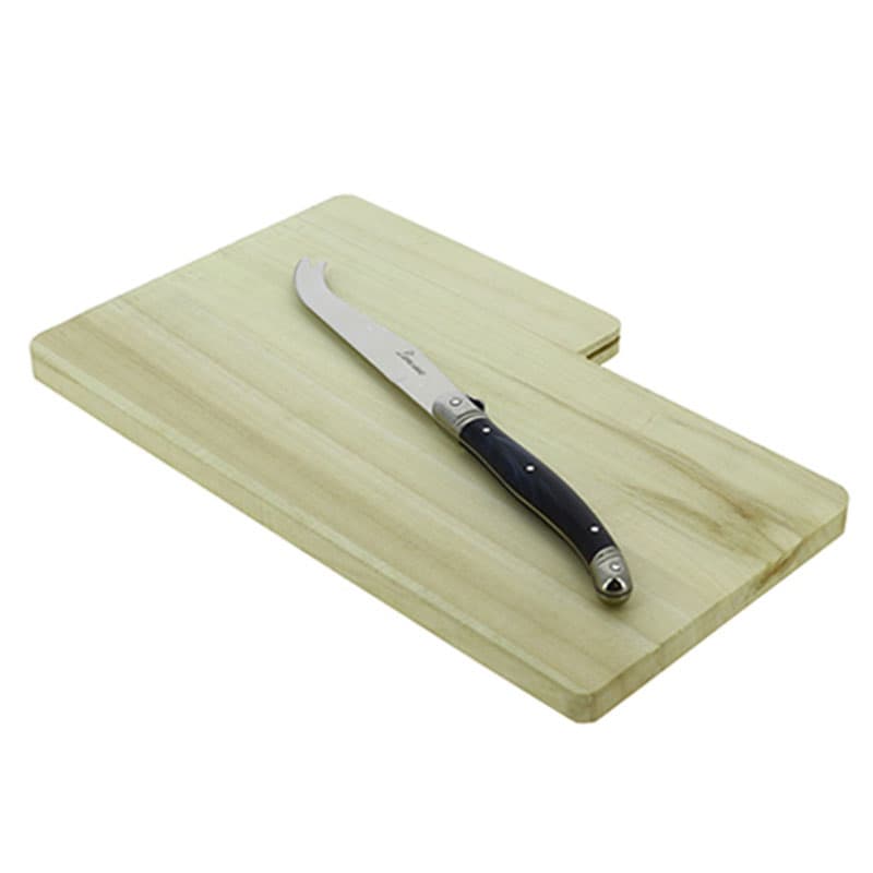 Bosco planche rectangle + couteau cheese 28x17x1.2