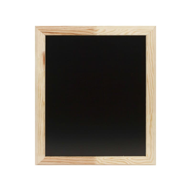 Ardoise murale en bois brut dimensions 46 x 36 cm - fabrication française