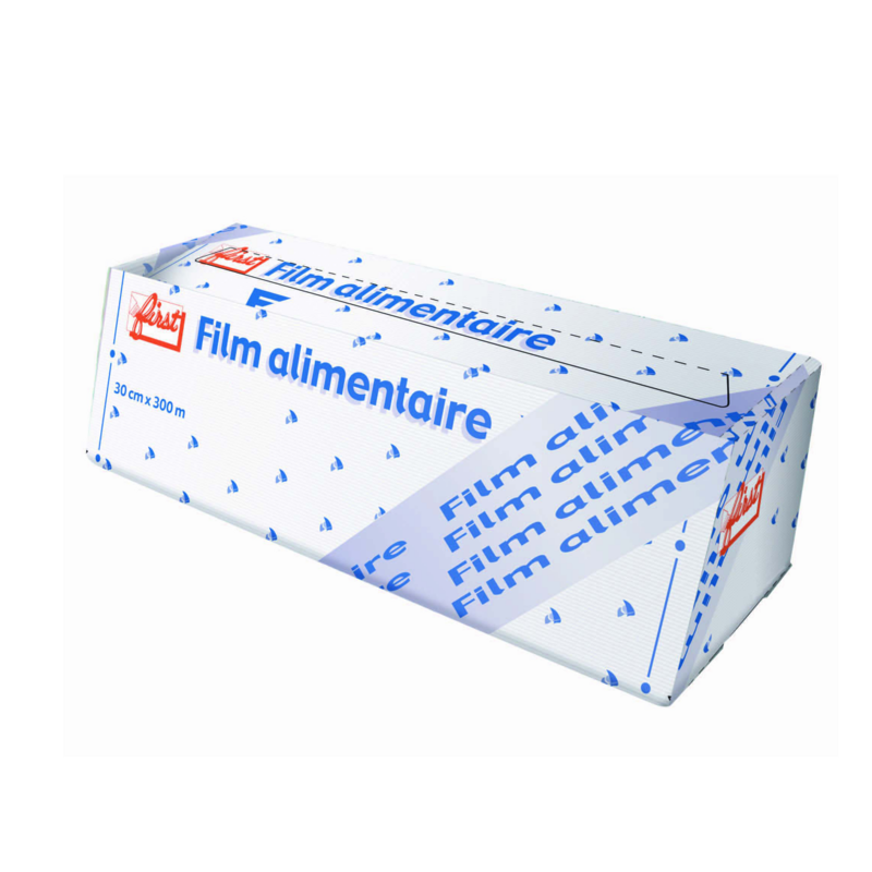 Film alimentaire pvc 300m en boite distributrice 345x90x90mm, 6pcs