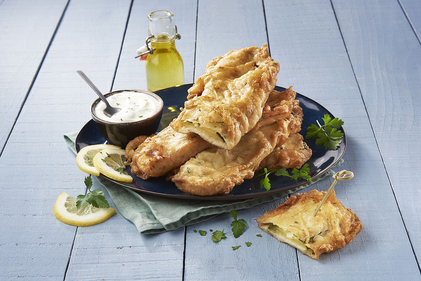 Beignets de courgettes en tranches