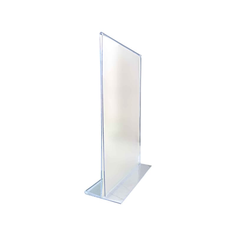 Porte affiche double face en pet droit format a5