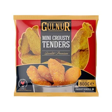 Mini crousty tender gulnur  halal 800g x7