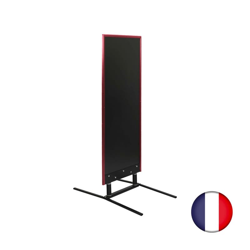Panneau trottoir grande taille sur ressorts cadre bois acajou dimensions 180 x 65 cm