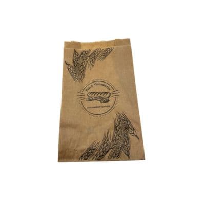 Sac croissant n°3 kraft brun 140x70x205mm x 1000