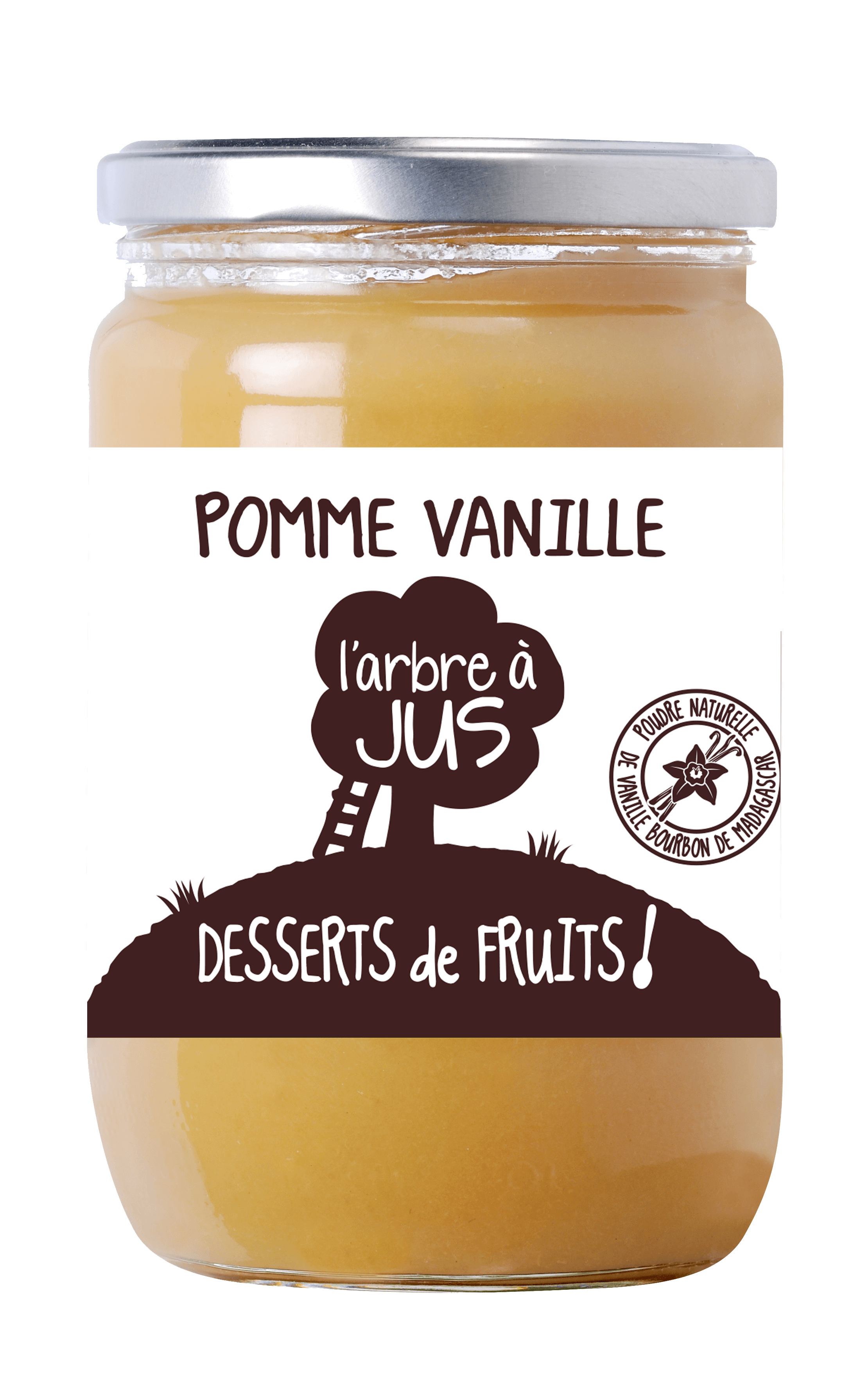 Dessert de pomme vanille 620g vendu par 12