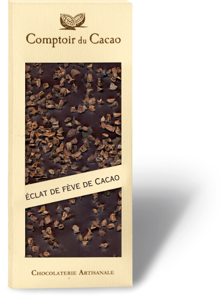 Tablette fèves de cacao noir 90g - lot de 9