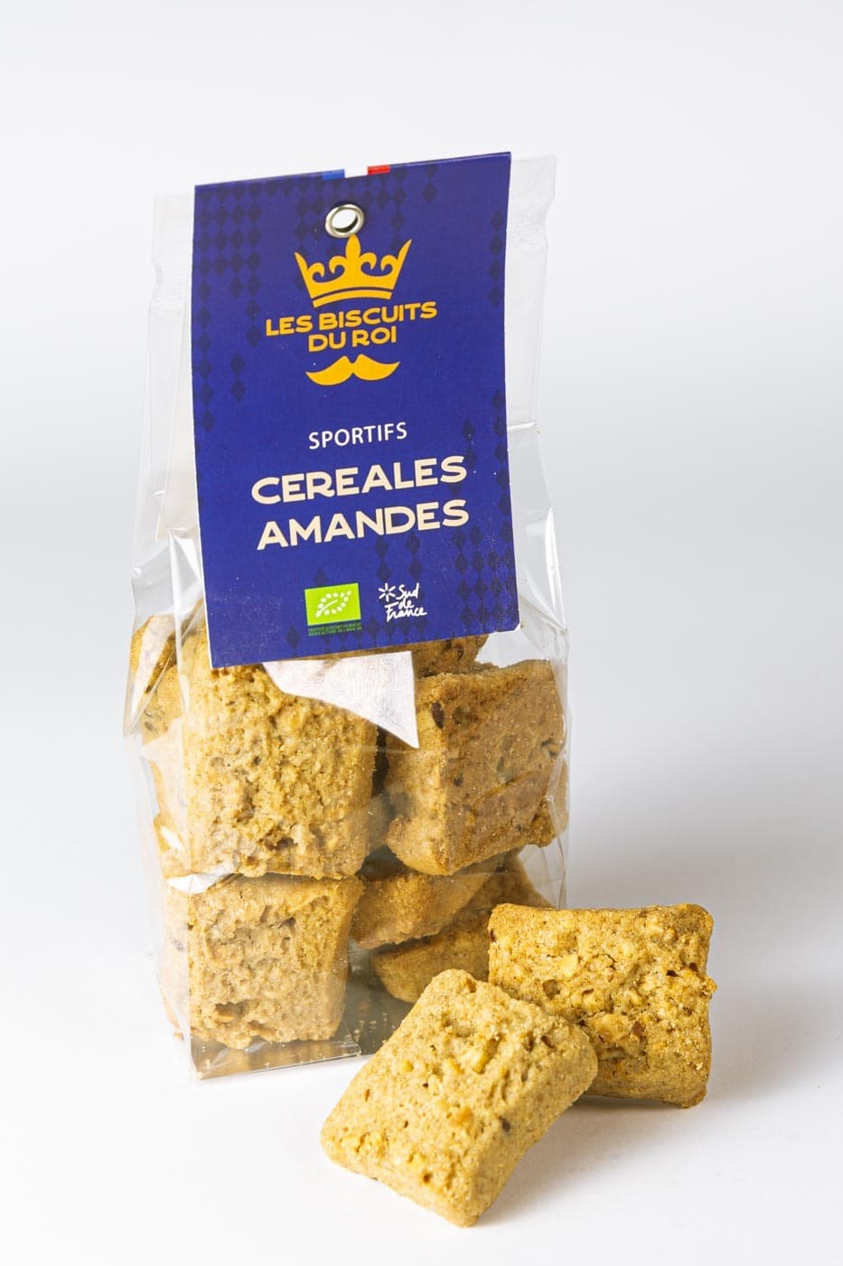 Biscuit sportif multi-céréales amandes en colis de 12x120g