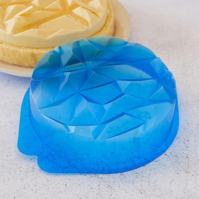 Moule à entremets pvc "multifacette" diam.180 h40mm par 300 pièces