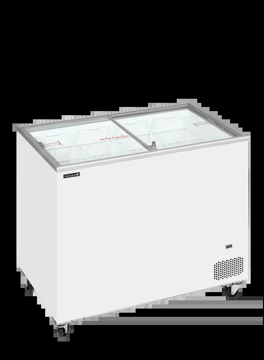 Conservateur portes vitrées coulissantes 255l