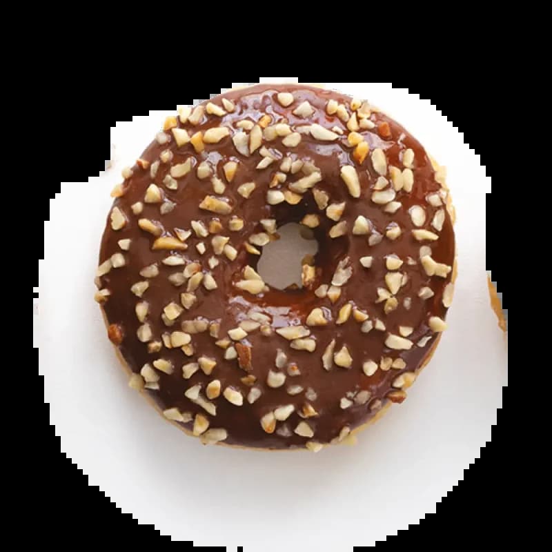 Plateaux donuts CacaoNuts fourré x 36 - 68g, Made in France + 36 sachets kraft inclus