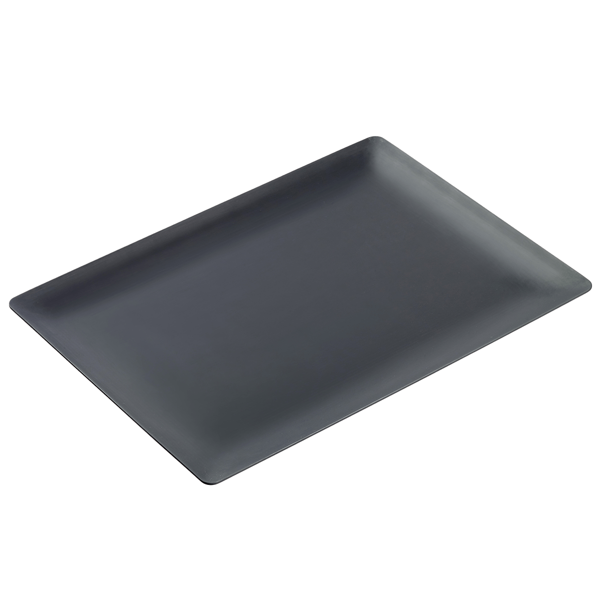 Plateau fluid' pp noir 390 x290 mm - par 50 pièces