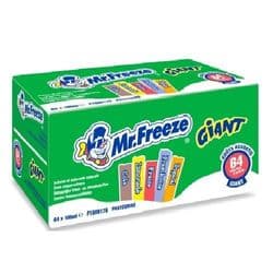 Boîte de 64 giant mr freeze 105ml