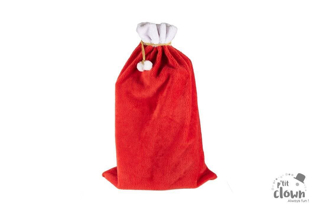 Hotte de père noël - rouge