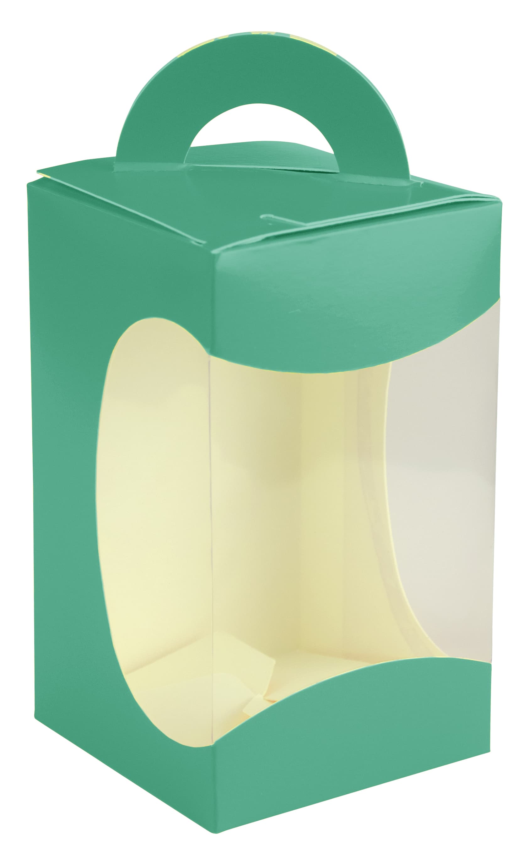 Boîte carton oeuf avec fenêtre   n°5 13,5x13,5x22 cm x 25