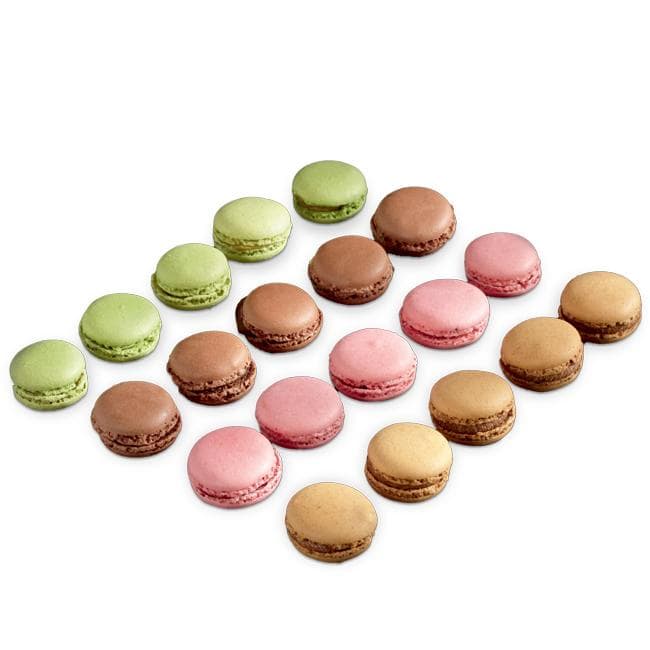 Assortiment de mini-macarons classiques