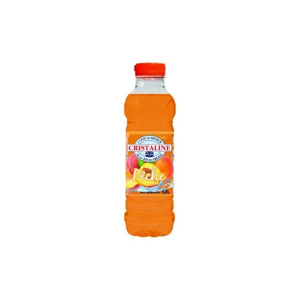 Cristaline - eau jus pêche 50 cl x24 (6p x4)