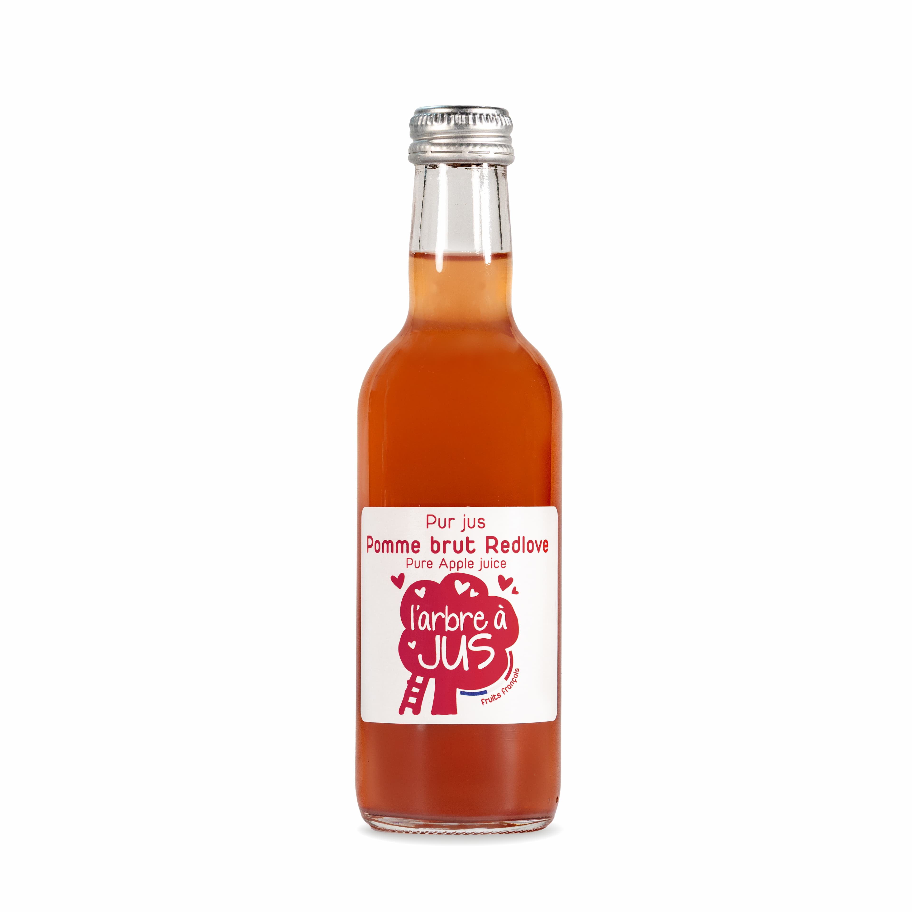 Pur jus de pomme brut red love 25cl vendu par 20