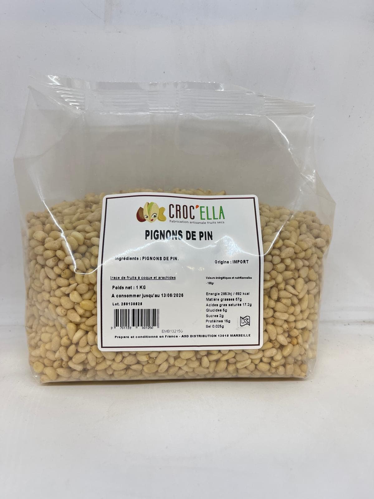 Pignon de pin, sac de 1kg