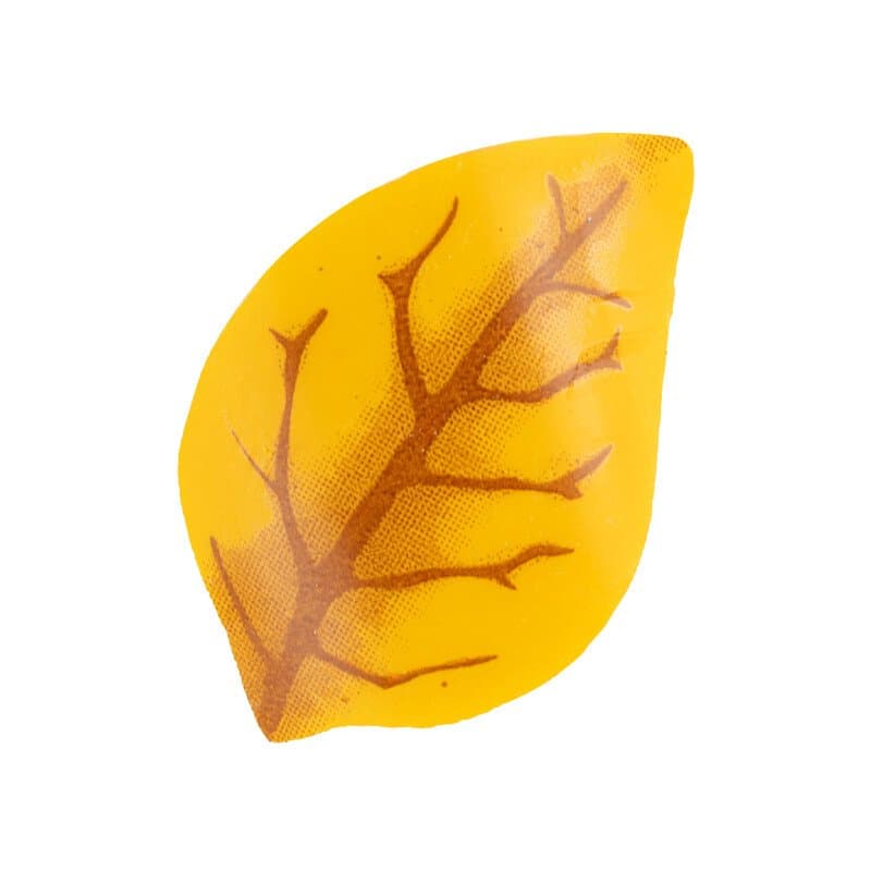 Feuille d'automne 2,5x3,5 cm