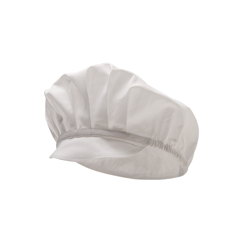 Casquette gavroche visiere polycoton blanc