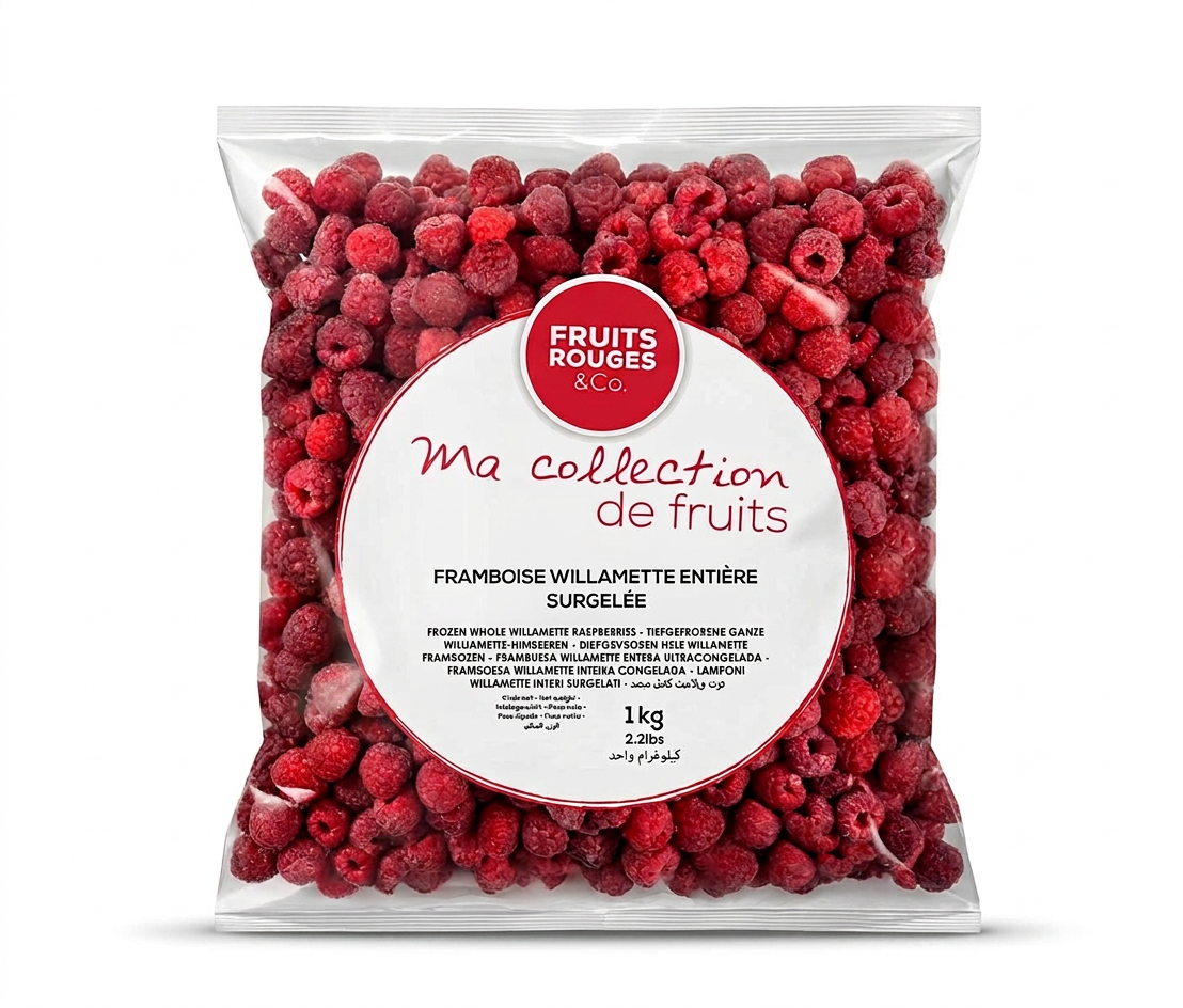 Framboise williamette surgelée - 1 kg