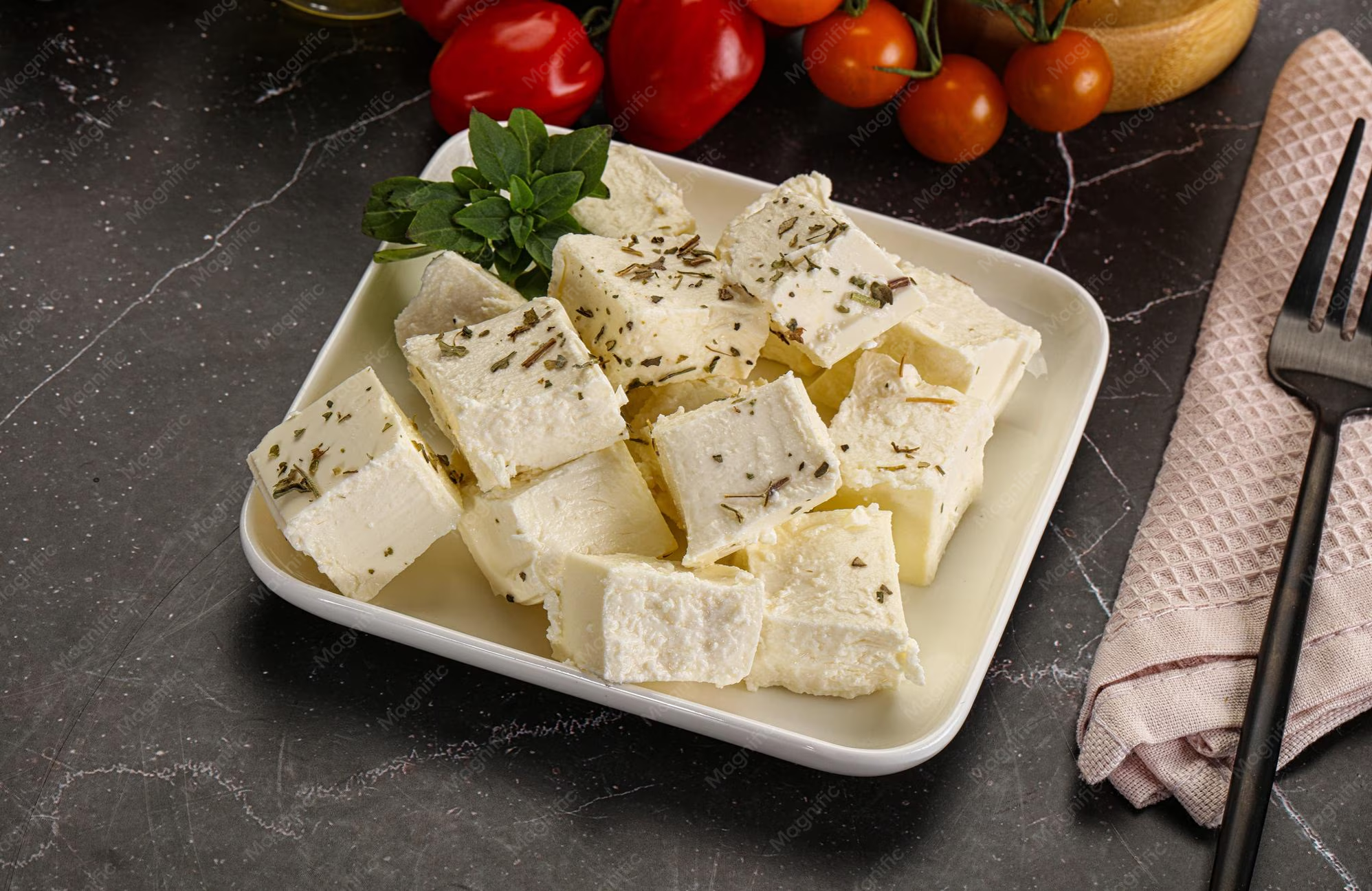 Cubes feta aop 14 mm - 1,3 kg