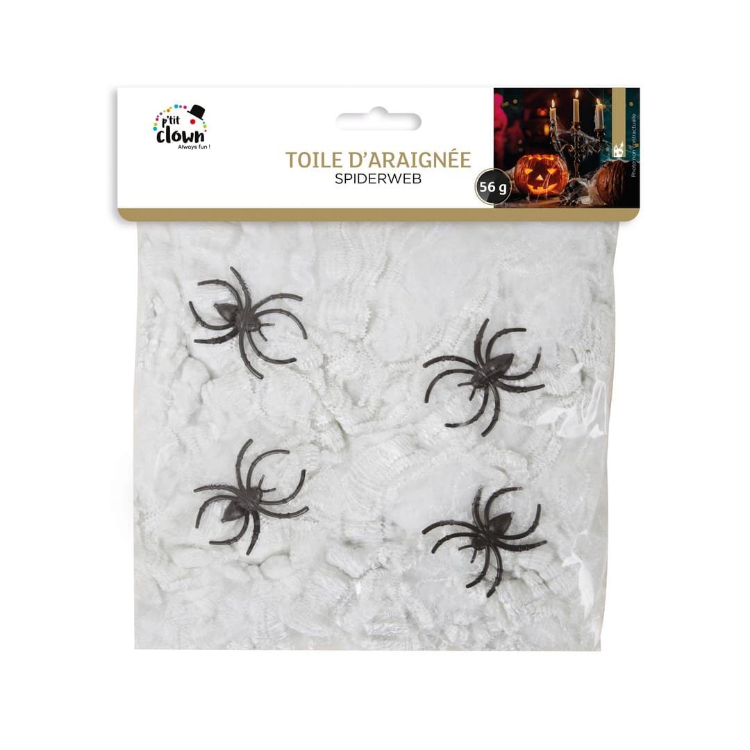 Toile d'araignée - blanc, 56g