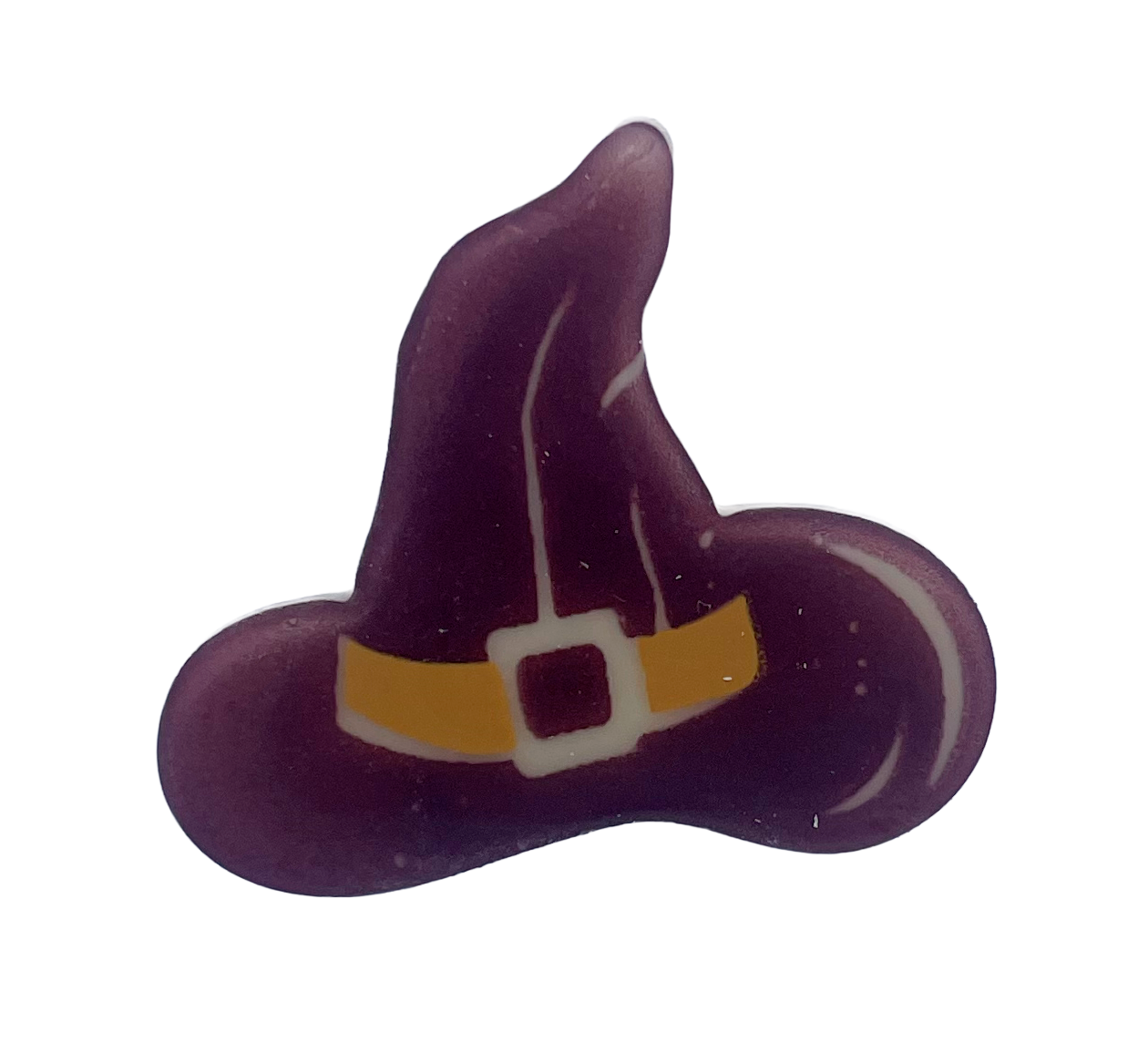 Décor chapeau de sorcière 35 x 32 mm - chocolat blanc - 210 pièces