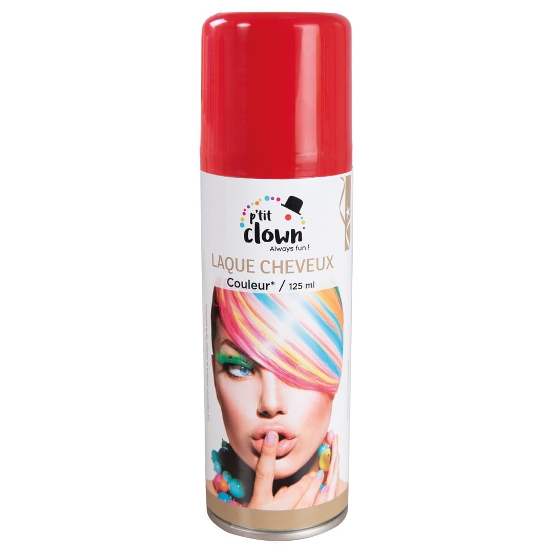 Spray laque cheveux - 125 ml - rouge