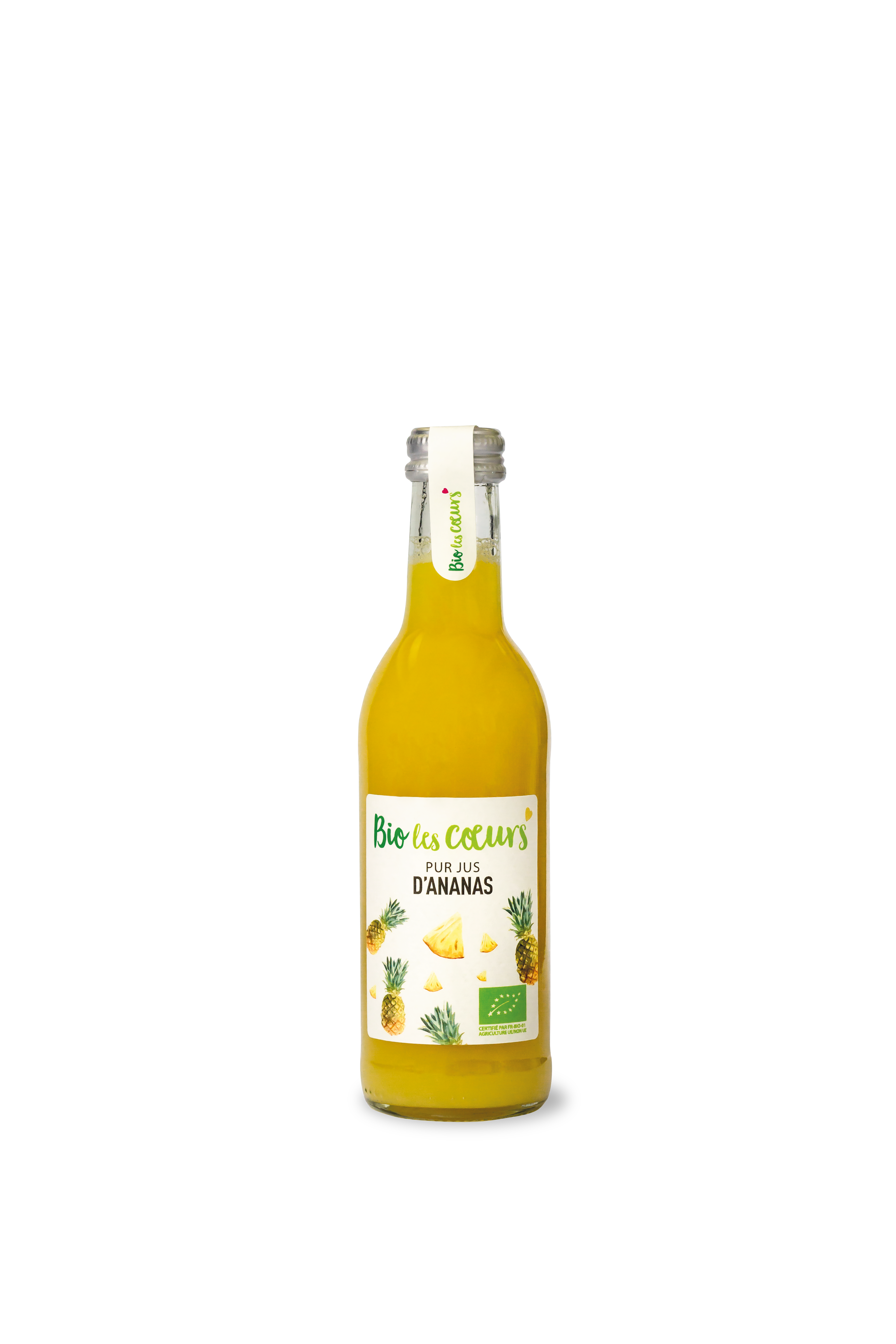 Pur jus d'ananas 25cl bio vendu par 20