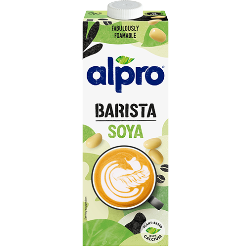 Lait de soja barista 1l pour professionnel alpro - carton de 8 bouteilles